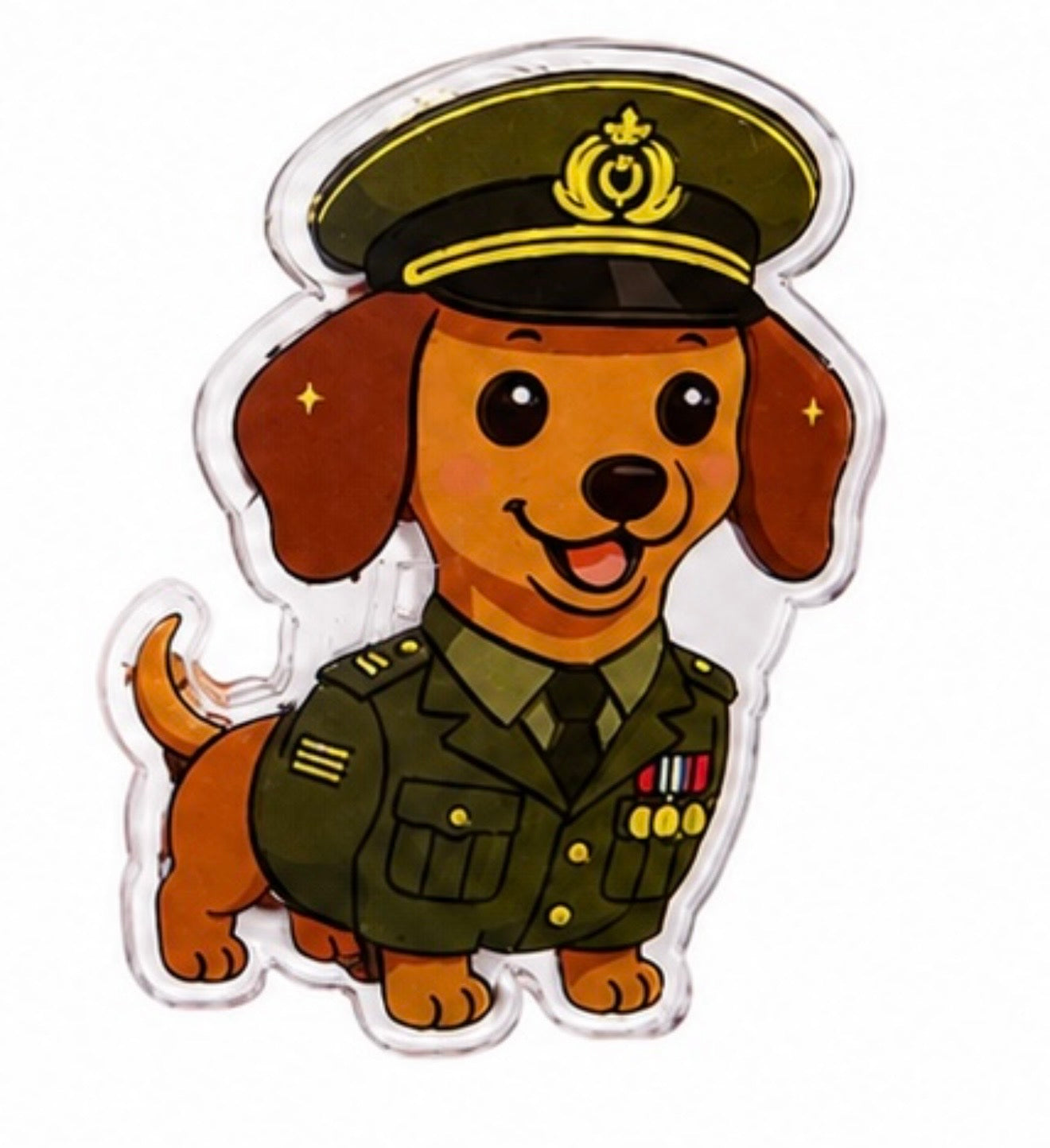 Sven the Soldier Acrylic Clip