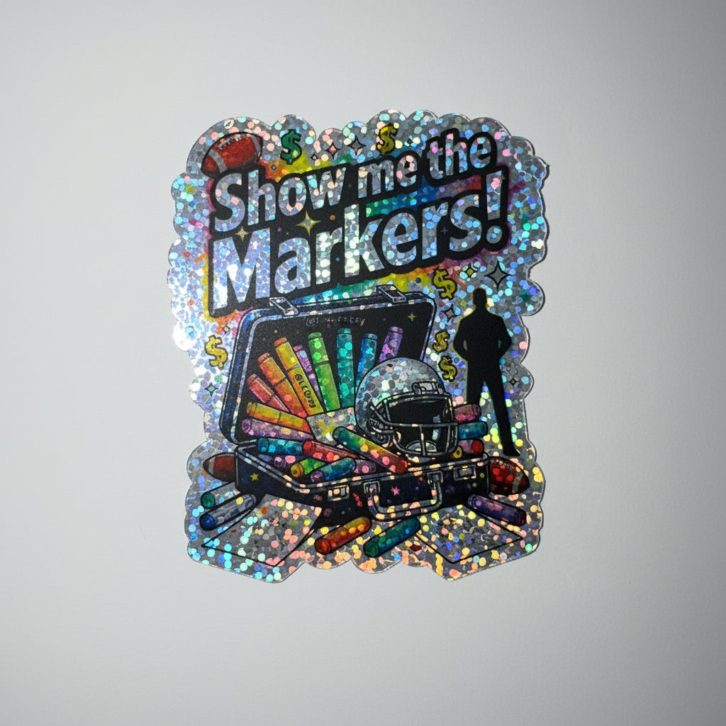 Show me the Markers - Sticker