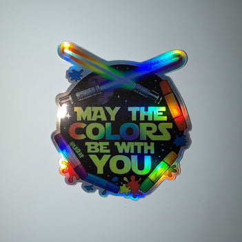 May the Colors be with you - Sticker
