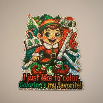 Coloring's my Favorite - Sticker